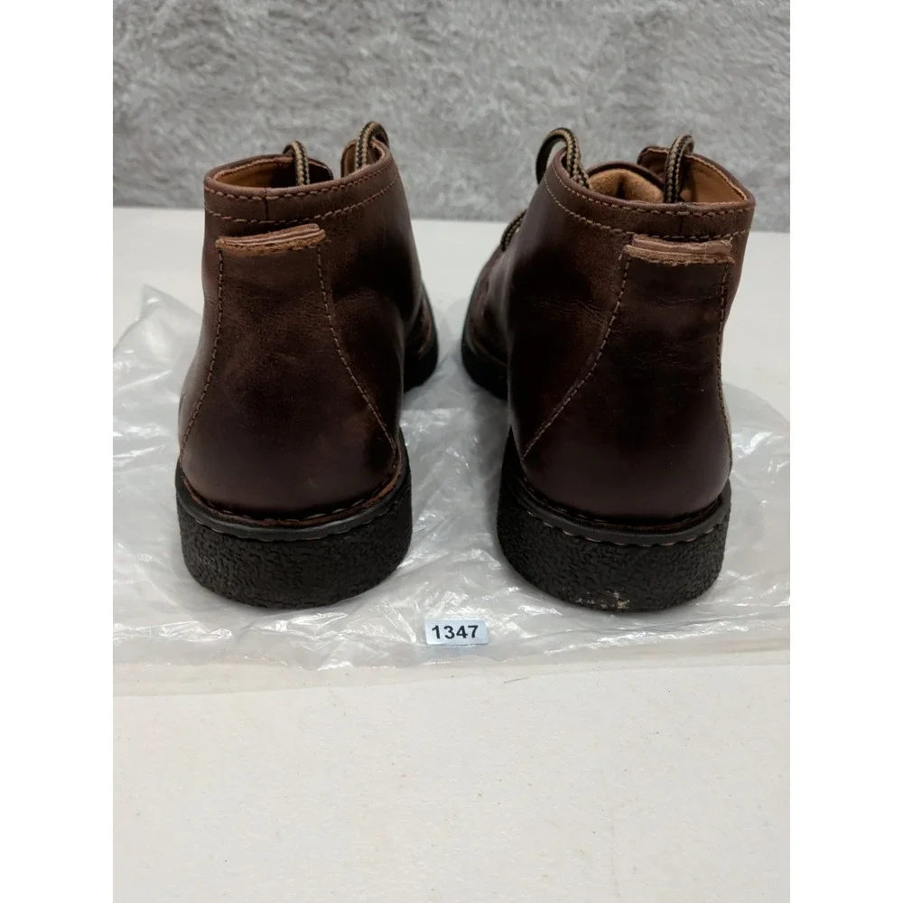 Born Bismark Brown Leather Comfort Ankle Chukka Boots Mens Size 10